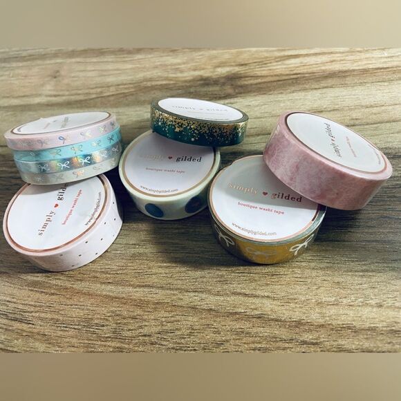 Simply gilded washi tapes 9 all new - Picture 5 of 7